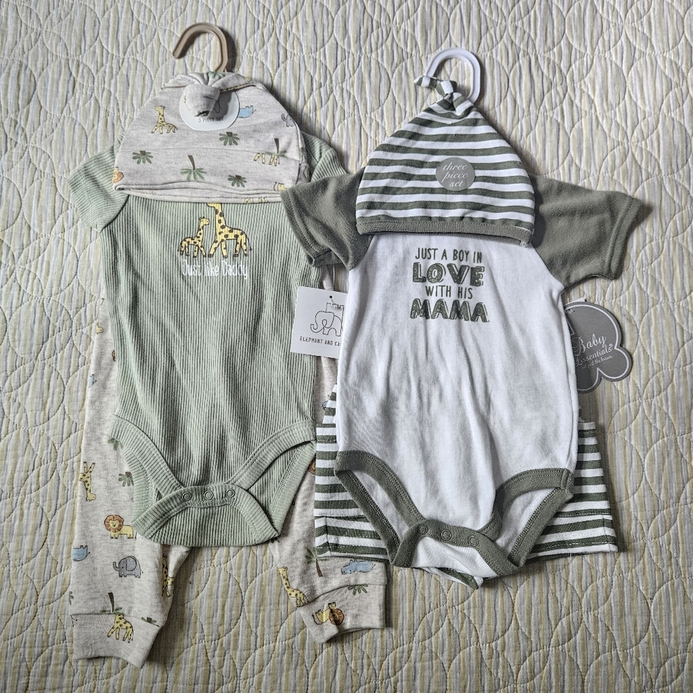 2 NWT 3-Piece Sets